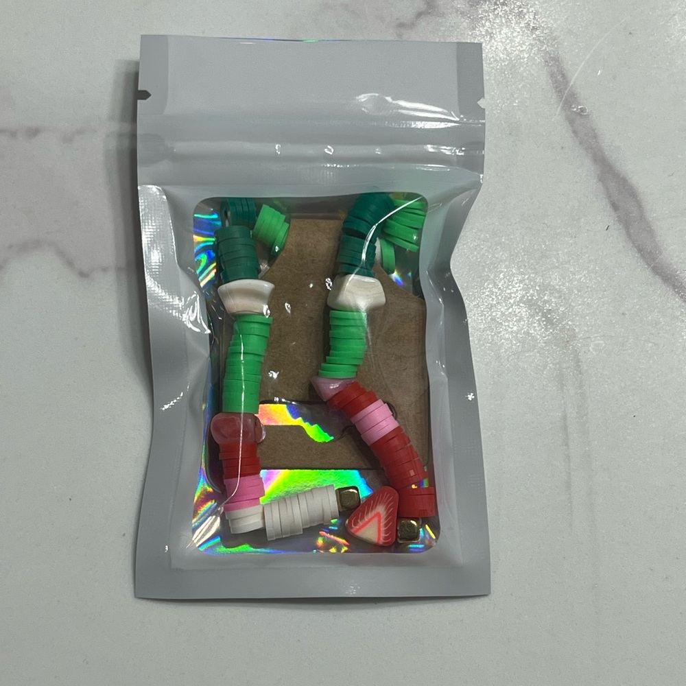 Colorful strawberry bracelet